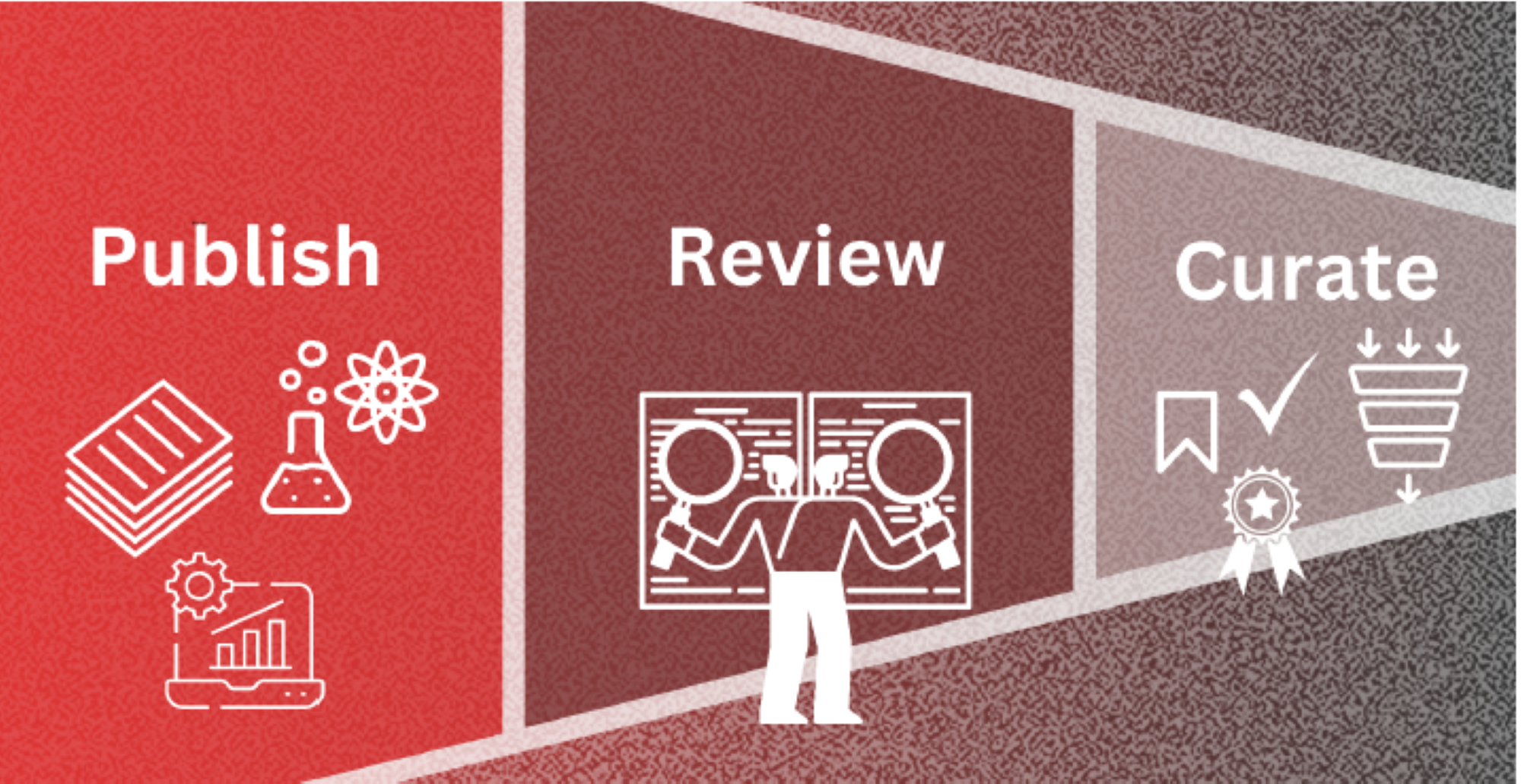 Publish,review/curate model